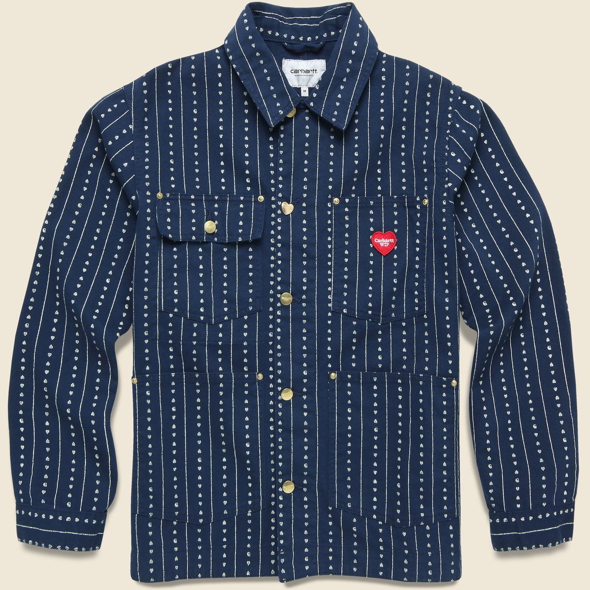 Drewe Chore Coat - Pinstripe