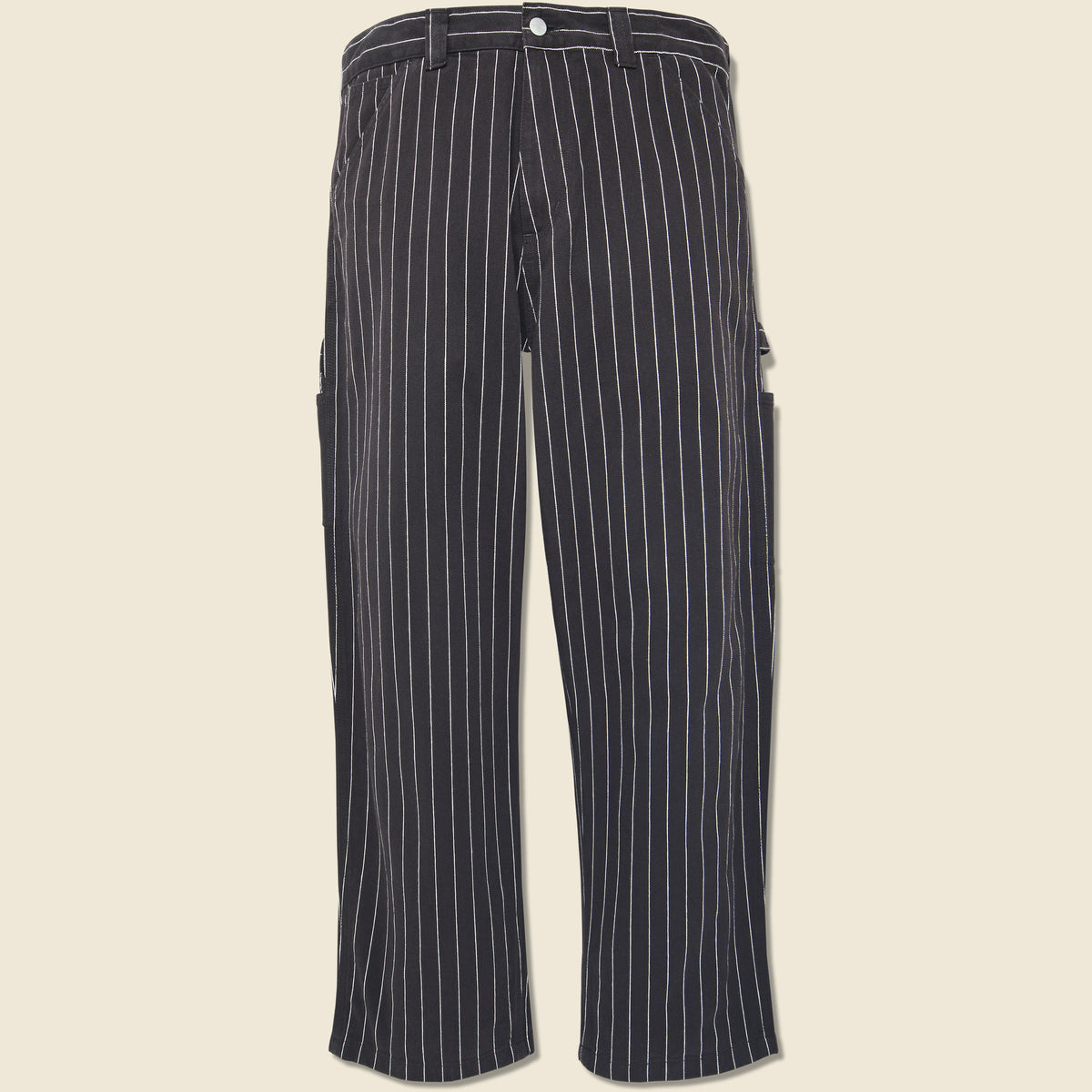 Carhartt WIP Seaton ストライプパンツ Seaton Pant - Seaton Stripe Black