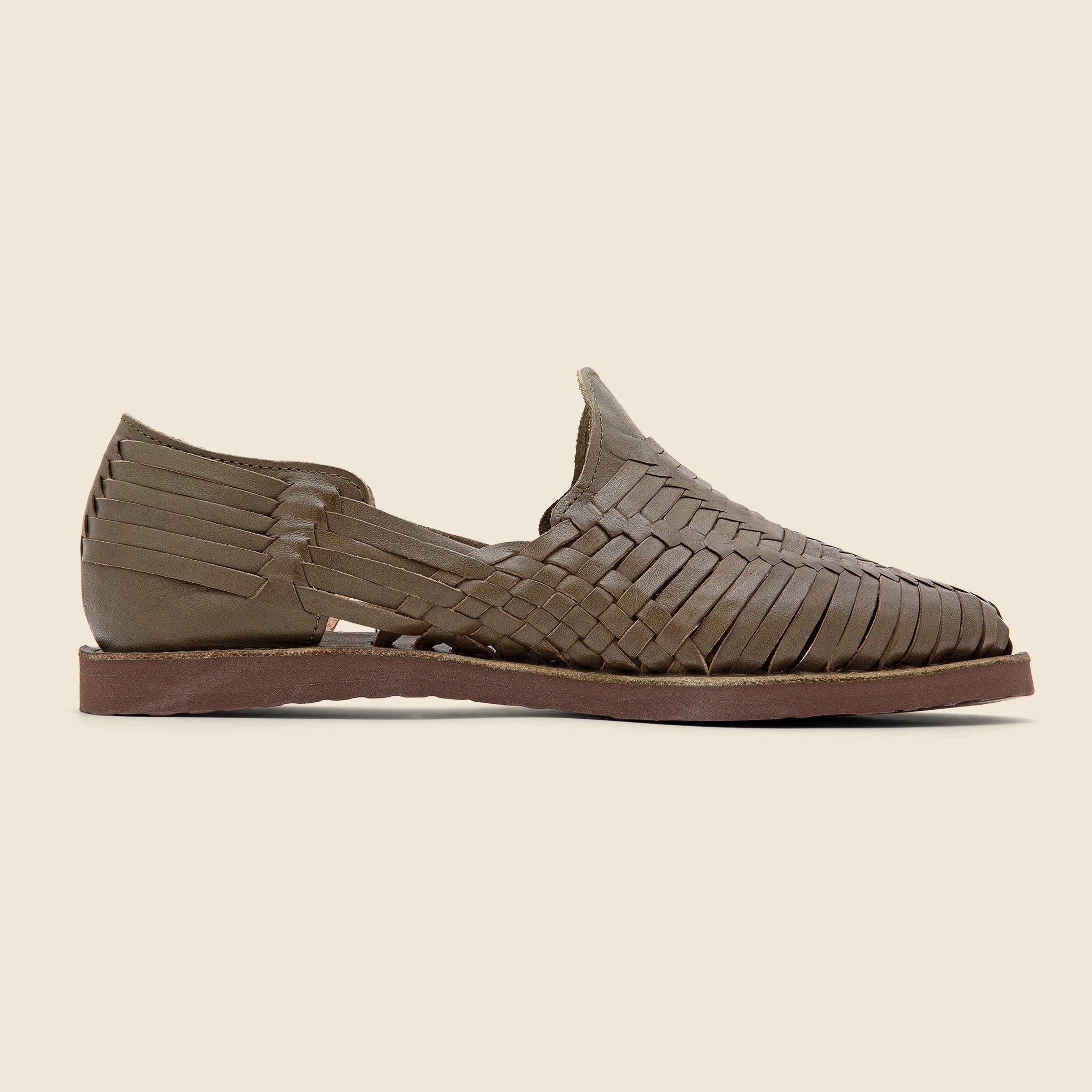 Cancun Huarache - Olive - Chamula - STAG Provisions - Shoes - Sandals / Flops