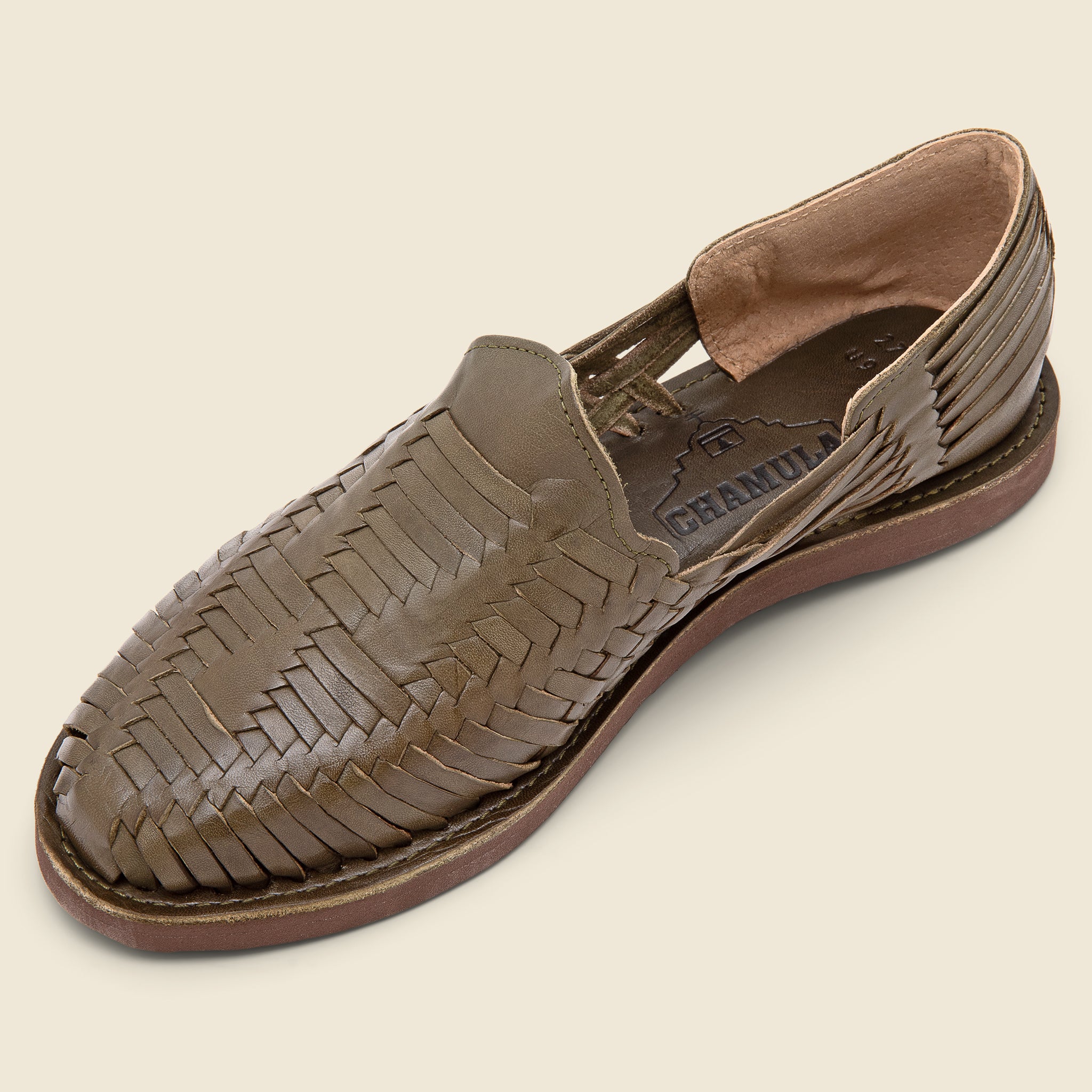 Cancun Huarache - Olive - Chamula - STAG Provisions - Shoes - Sandals / Flops