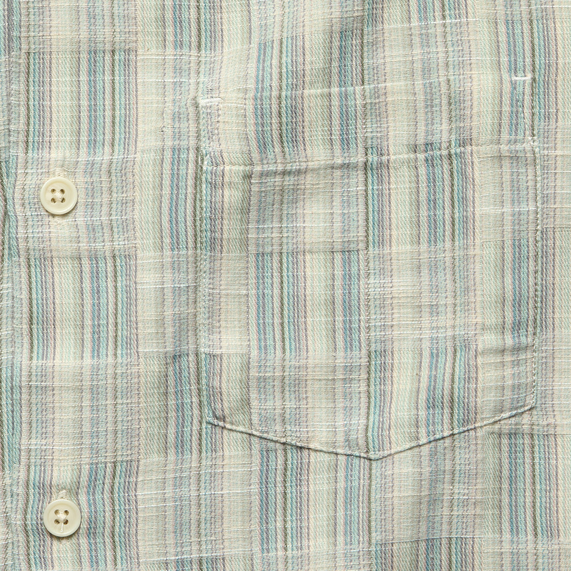 Check Jacquard Shirt - Blue - Corridor - STAG Provisions - Tops - S/S Woven - Other Pattern