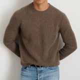 Cashmere Jordan Sweater - Walnut - Alex Mill - STAG Provisions - Tops - Sweater