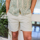 6" Corduroy Easy Short - Salt - Save Khaki - STAG Provisions - Shorts - Lounge