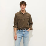 Popover Cord Shirt - Umber - Alex Mill - STAG Provisions - Tops - L/S Woven - Corduroy