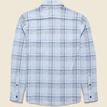 Legend Sweater Shirt - Marine Sky Plaid - Faherty - STAG Provisions - Tops - L/S Woven - Plaid