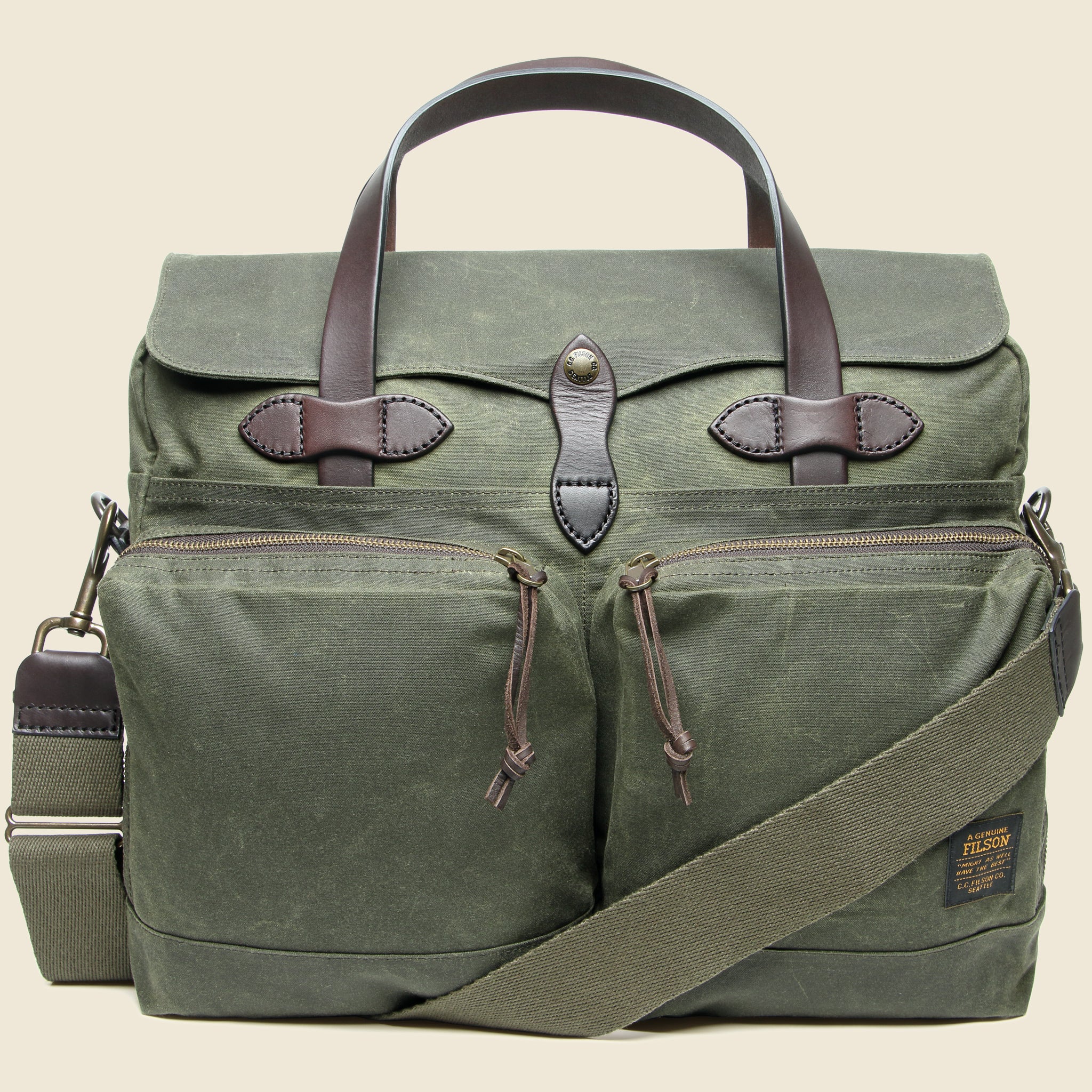 24 Hour Tin Briefcase - Otter Green