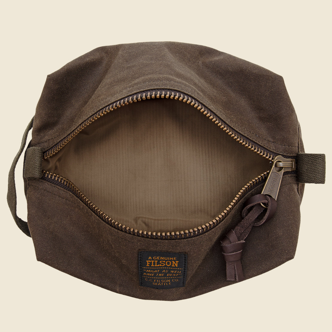 Tin Cloth Travel Kit - Otter Green - Filson - STAG Provisions - Accessories - Bags / Luggage