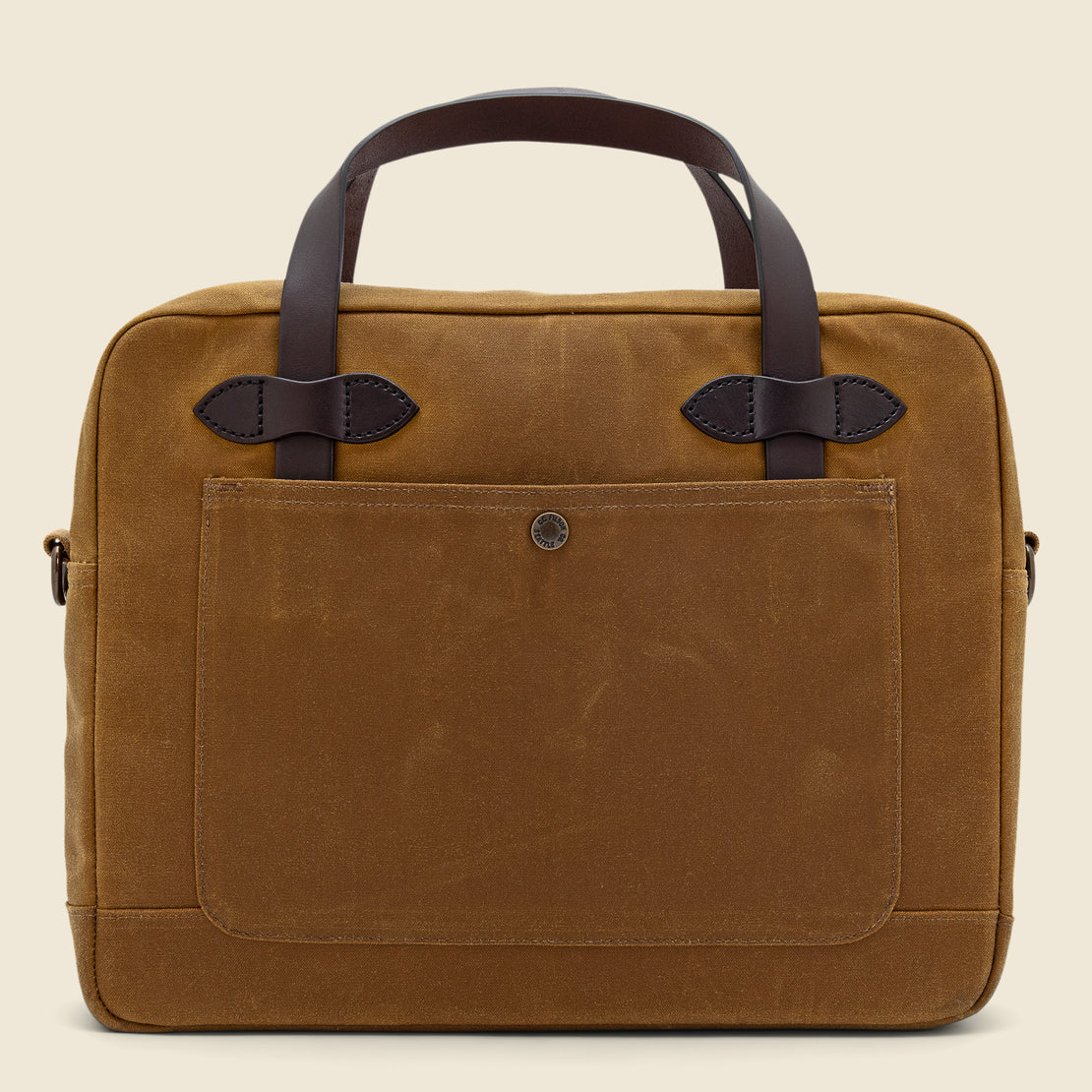 Tin Cloth Compact Briefcase - Dark Tan - Filson - STAG Provisions - Accessories - Bags / Luggage