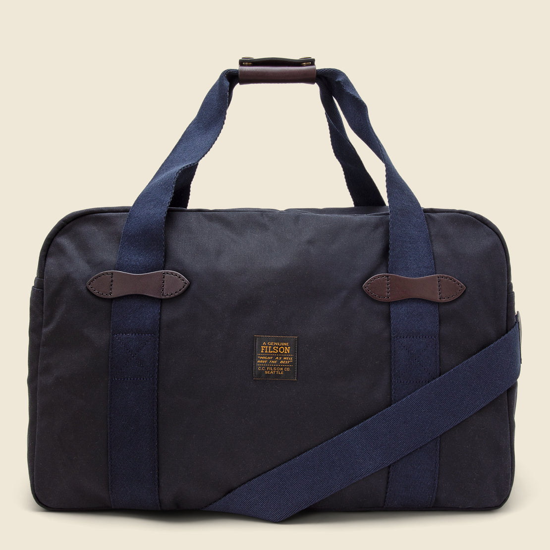 Filson Tin Cloth Medium Duffle Bag - Navy
