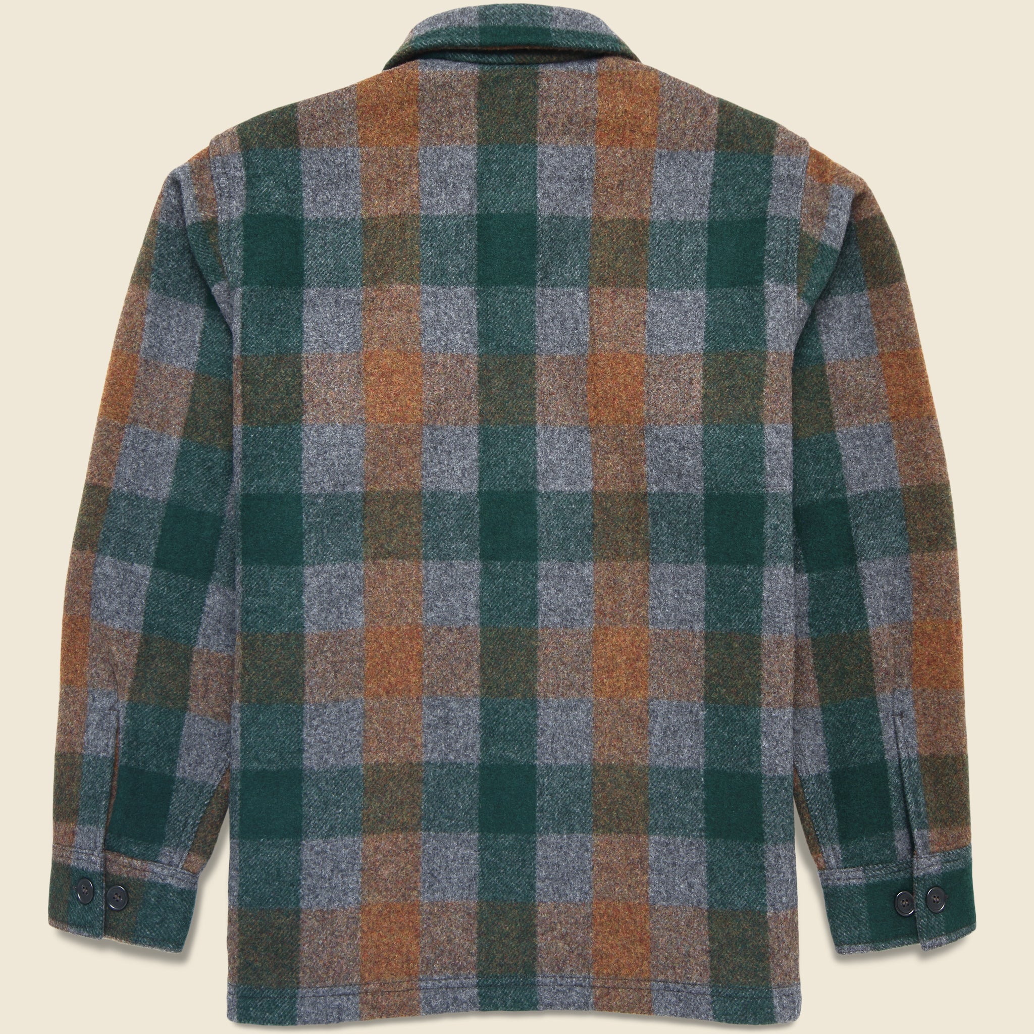 Mackinaw Wool Shirt Jacket - Green