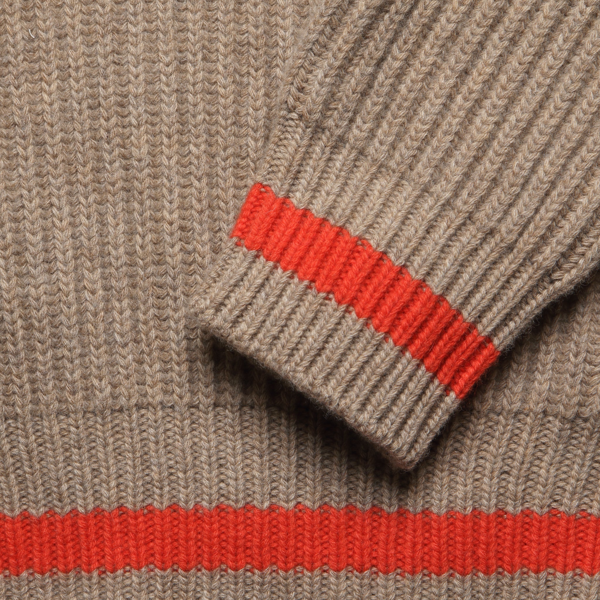 Bristol Shawl Neck Sweater - Oatmeal