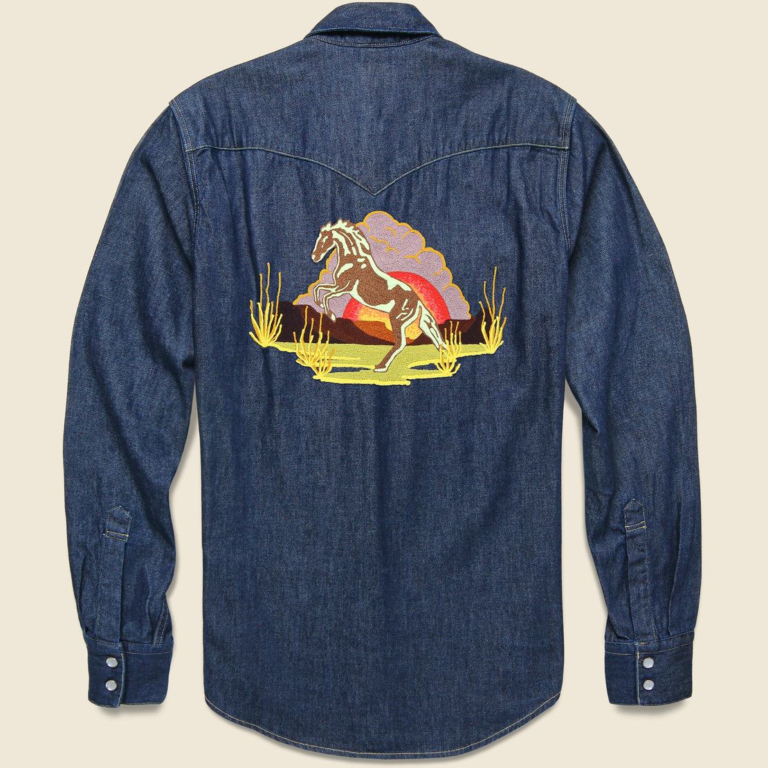 Fort Lonesome Ft. Lonesome x STAG Wild Mustang Western Shirt