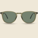 Kinney 49mm - Bio Deep Olive/Semi-Flat Pure - Garrett Leight - STAG Provisions - Accessories - Eyewear