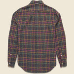 Brushed Cotton Check Shirt - Pink/Orange - Gitman Vintage - STAG Provisions - Tops - L/S Woven - Plaid