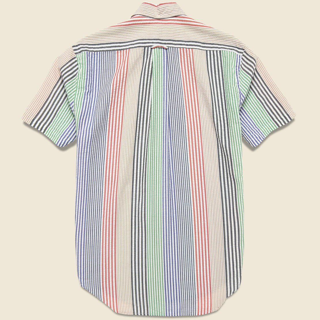 Seersucker Camp Shirt - Multi - Gitman Vintage - STAG Provisions - Tops - S/S Woven - Seersucker