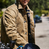 Supply Jacket - Blanket Lined Waxed Tan Ridgeline - Rogue Territory - STAG Provisions - Outerwear - Coat / Jacket