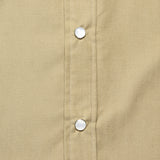 Micro Corduroy Western Shirt - Tan - Hamilton Shirt Co. - STAG Provisions - Tops - L/S Woven - Corduroy
