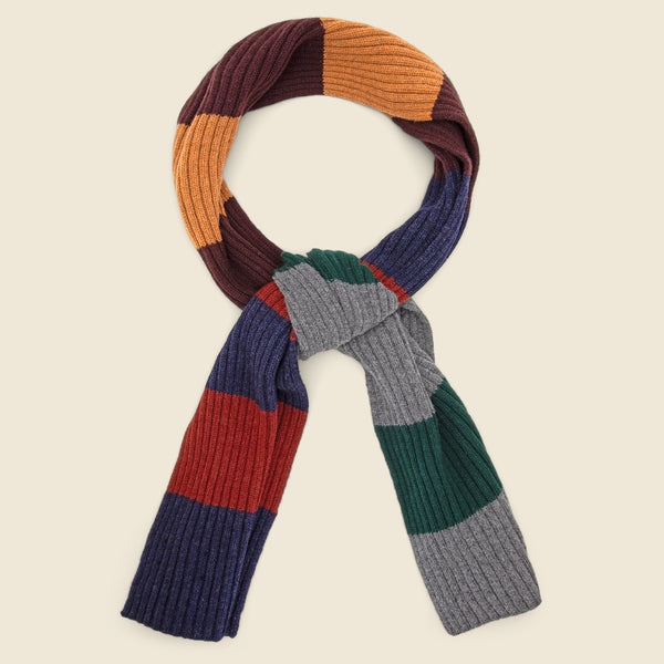 ハウリン スカーフ COSMIC CHECKERBOARD SCARF INTERGALACTIC Howlin' Knitwear Cosmic Wool Checkerboard Scarf Intergalactic