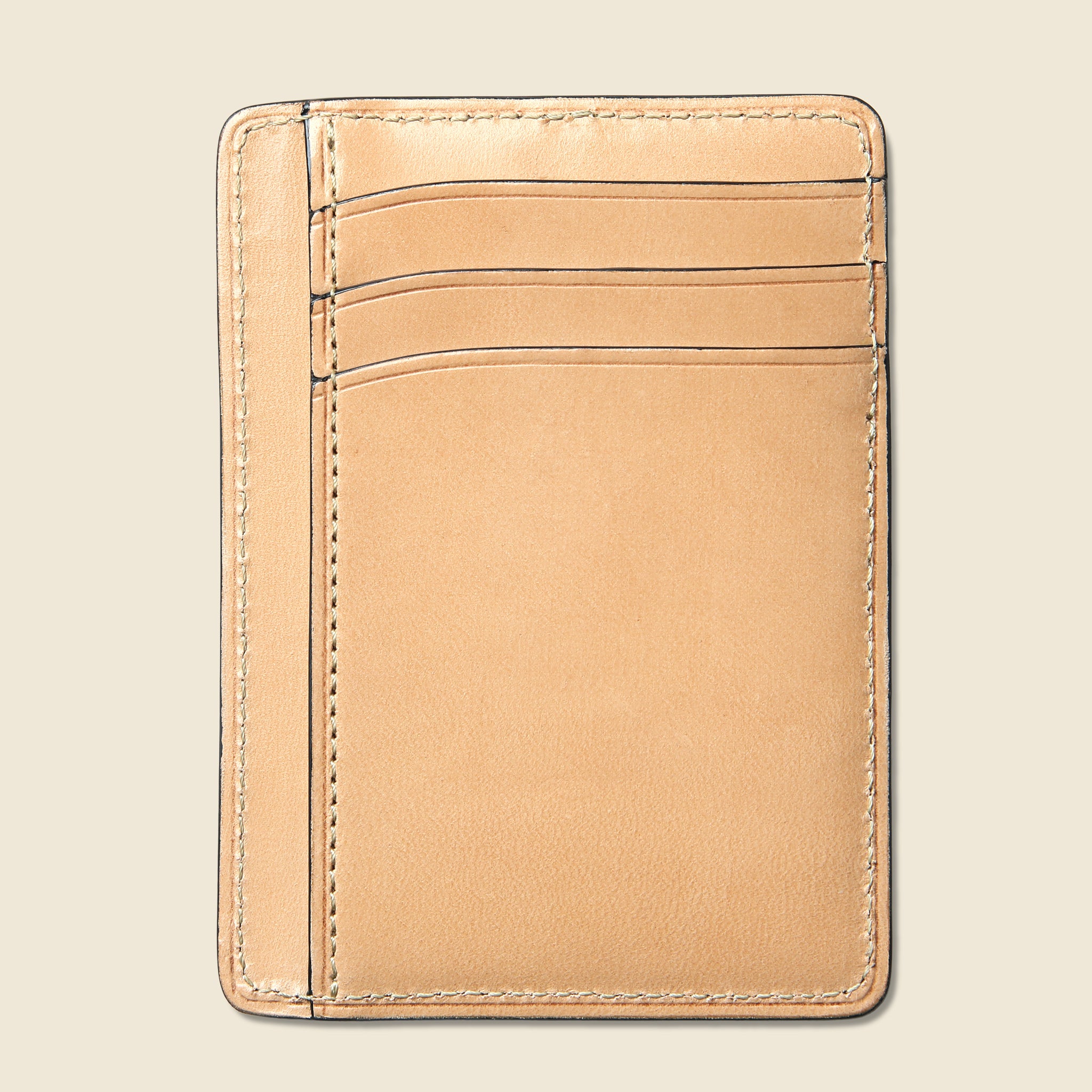 Card and Document Case - Natural - Il Bussetto - STAG Provisions - Accessories - Wallets
