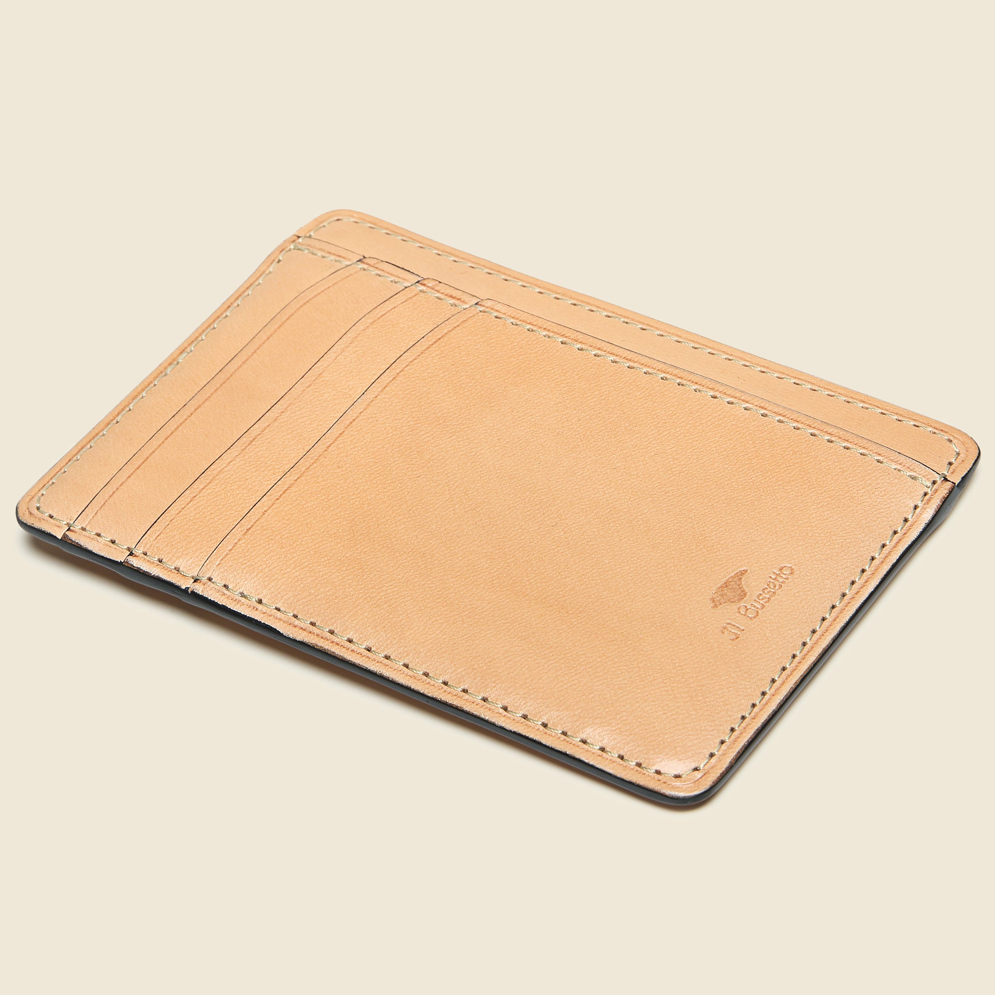 Card and Document Case - Natural - Il Bussetto - STAG Provisions - Accessories - Wallets