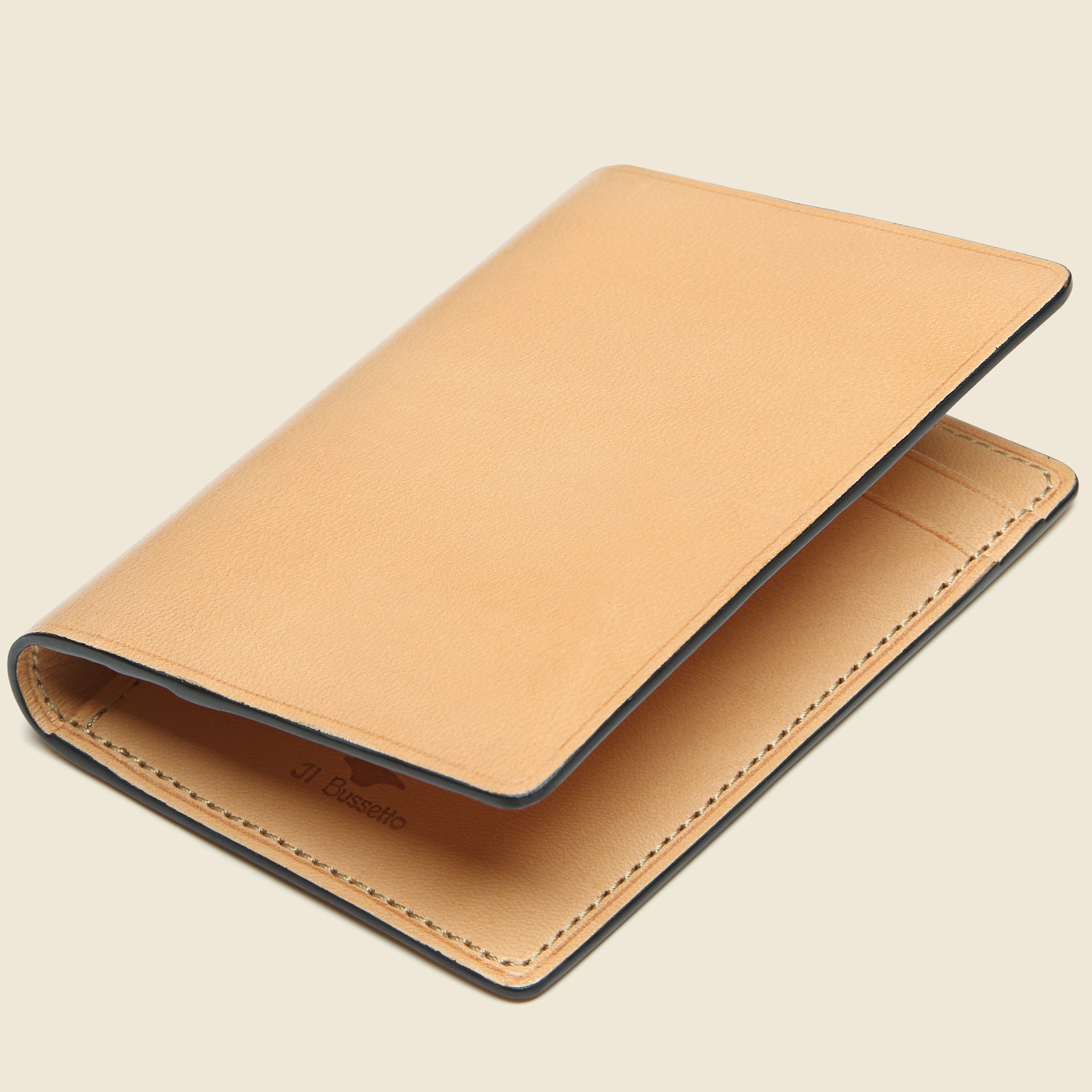 Bi-Fold Card Case - Natural - Il Bussetto - STAG Provisions - Accessories - Wallets