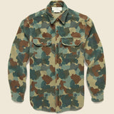 Griffin Workshirt - Camo - Imogene + Willie - STAG Provisions - Tops - L/S Woven - Other Pattern
