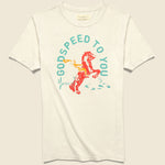 Godspeed Tee - Vintage White - Imogene + Willie - STAG Provisions - Tops - S/S Tee - Graphic