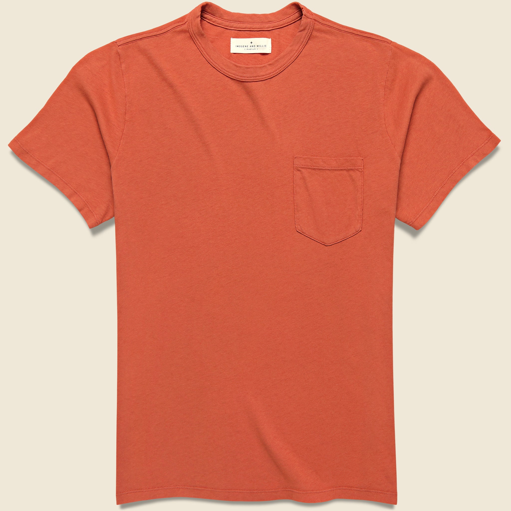 Pocket Tee - Rust - Imogene + Willie - STAG Provisions - Tops - S/S Tee