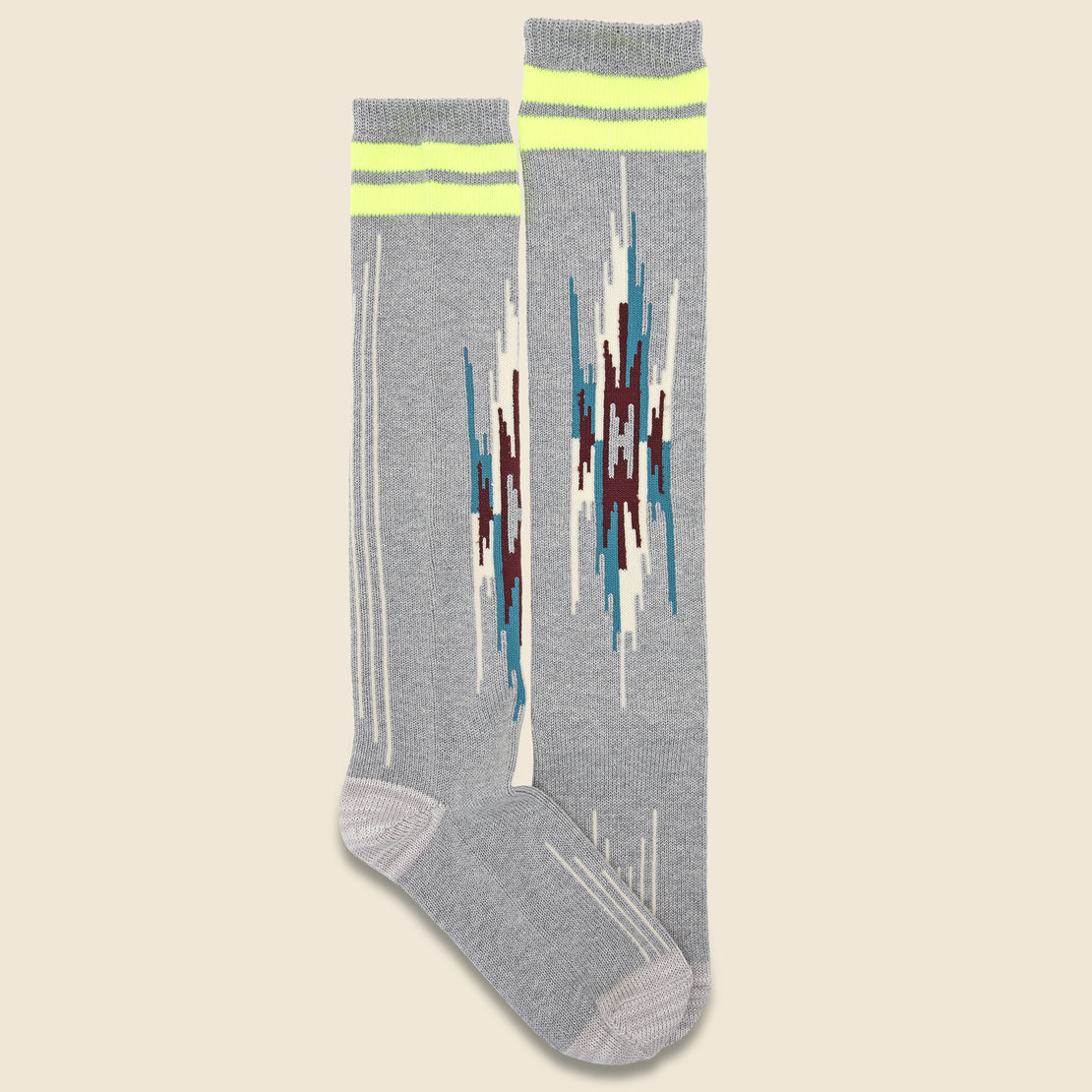 Kapital 84 Yarns ORTEGA Knee-High Socks - Grey