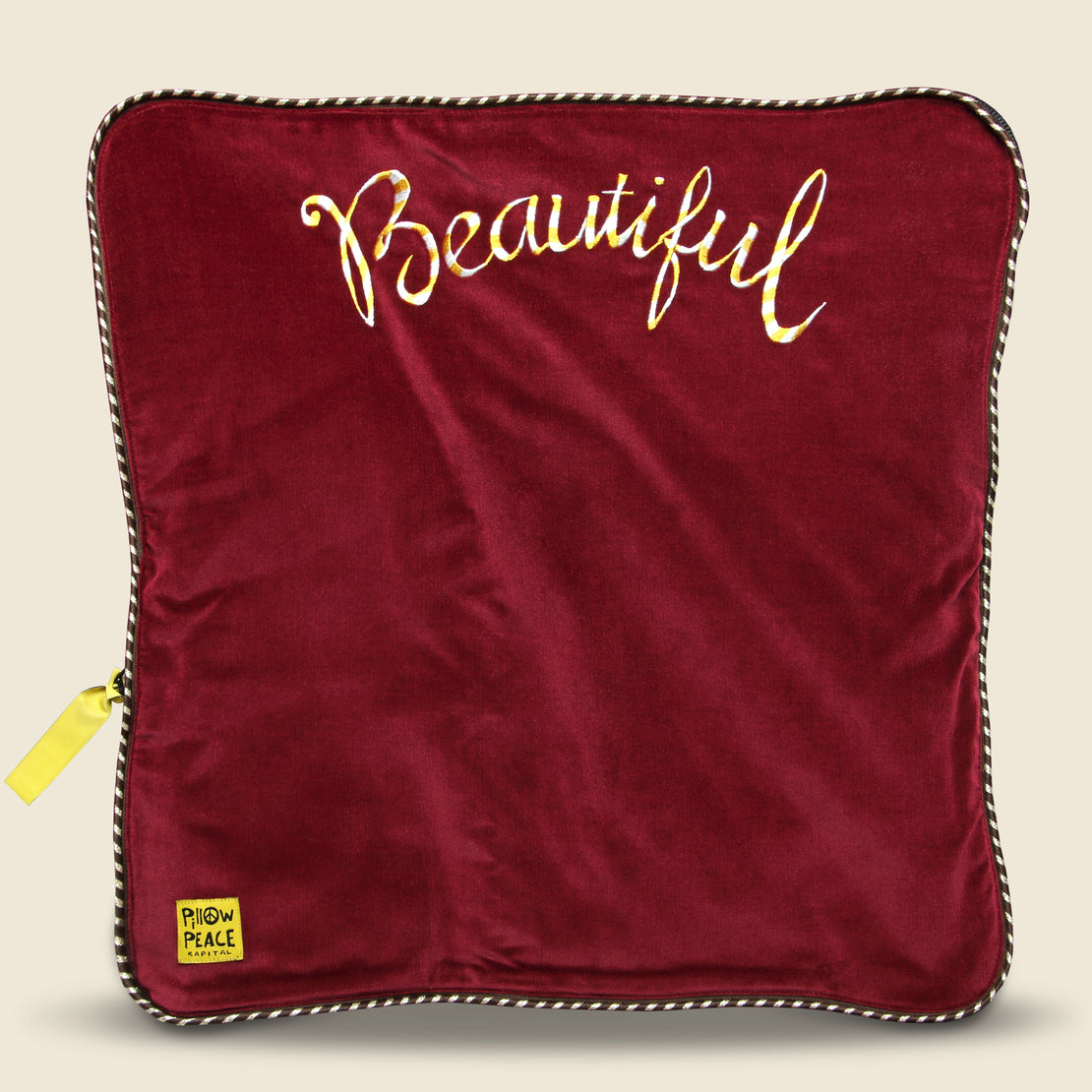 Velveteen SHAM BOMBER JKT (Beautiful TIBET) - Burgundy - Kapital - STAG Provisions - Outerwear - Coat / Jacket