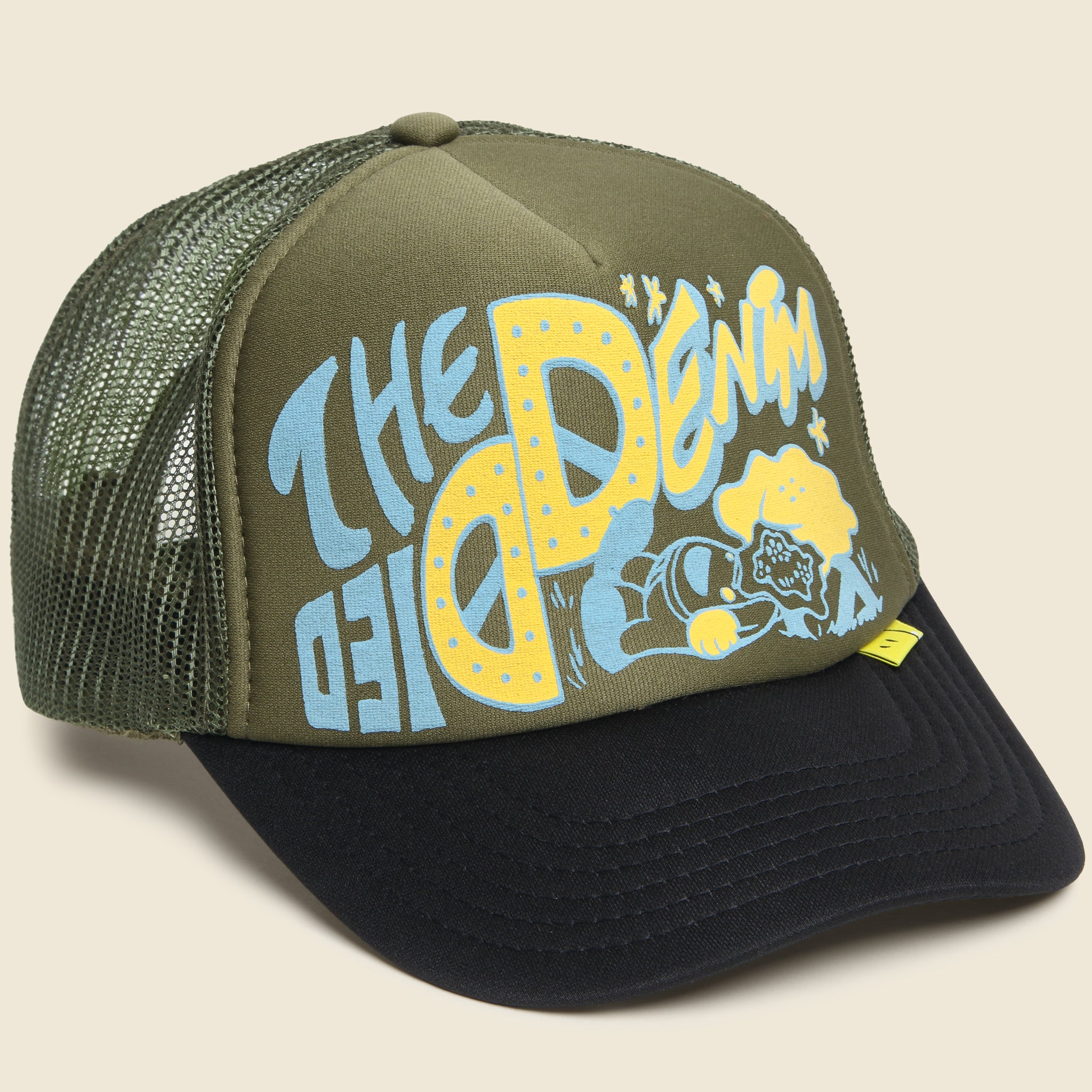 Track Cap - Khaki/Black - Kapital - STAG Provisions - Accessories - Hats