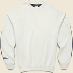 2 Tones Remake Big Sweatshirt - Ecru/Black - Kapital - STAG Provisions - Tops - Fleece / Sweatshirt
