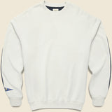 2 Tones Remake Big Sweatshirt - Ecru/Black - Kapital - STAG Provisions - Tops - Fleece / Sweatshirt