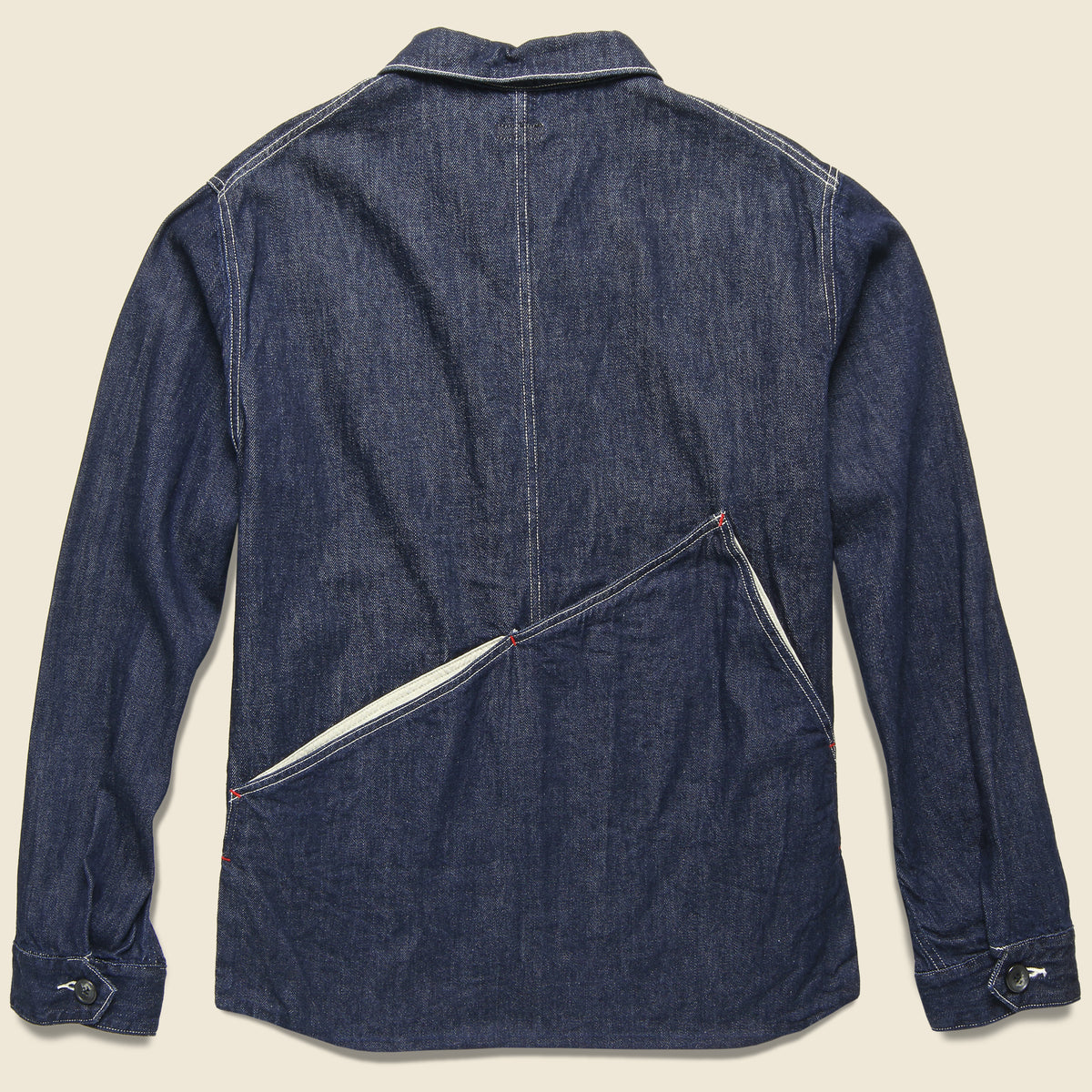 Denim Ringoman Coverall Jacket - Indigo