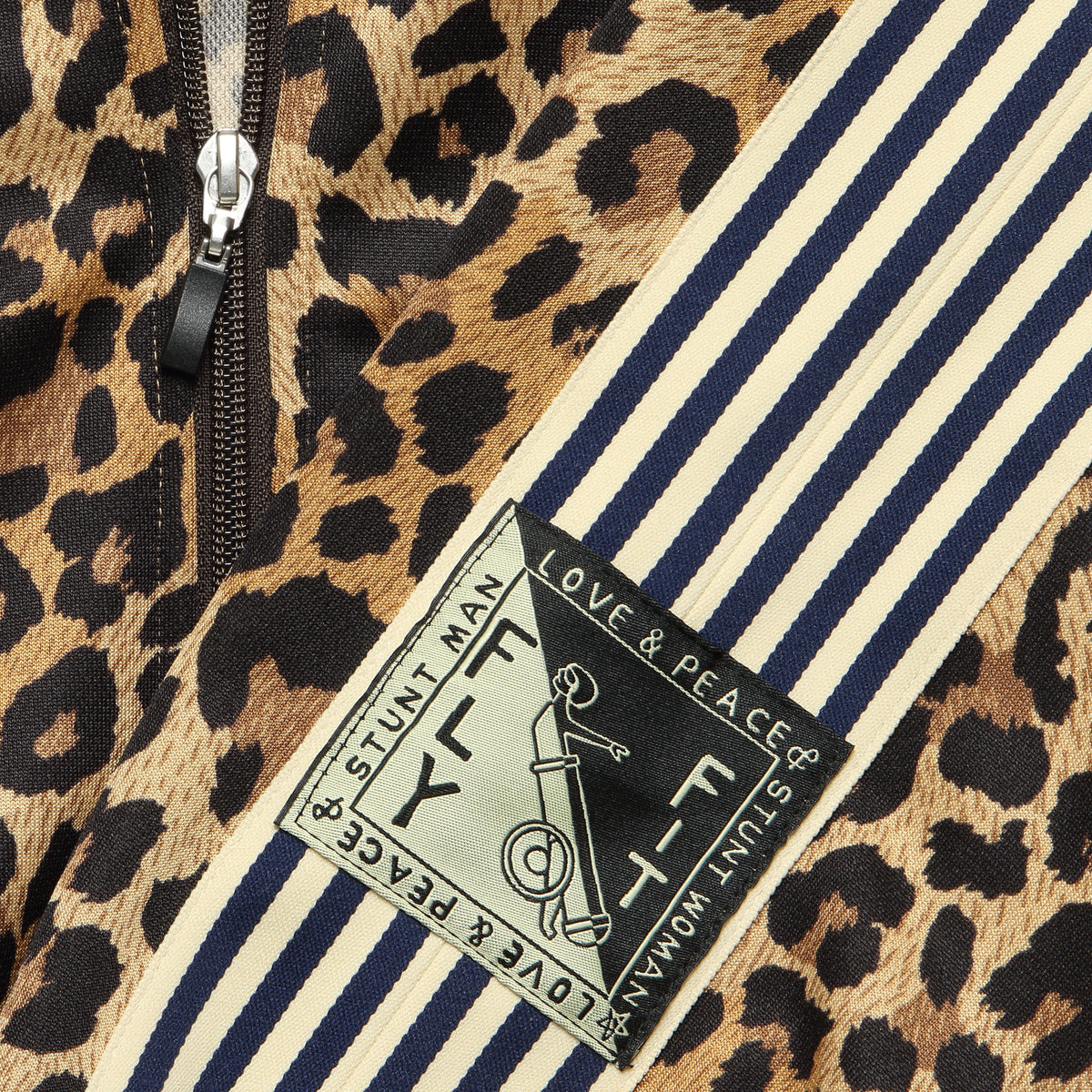 Leopard Track Jacket - Brown Leopard Track Jacket - Brown