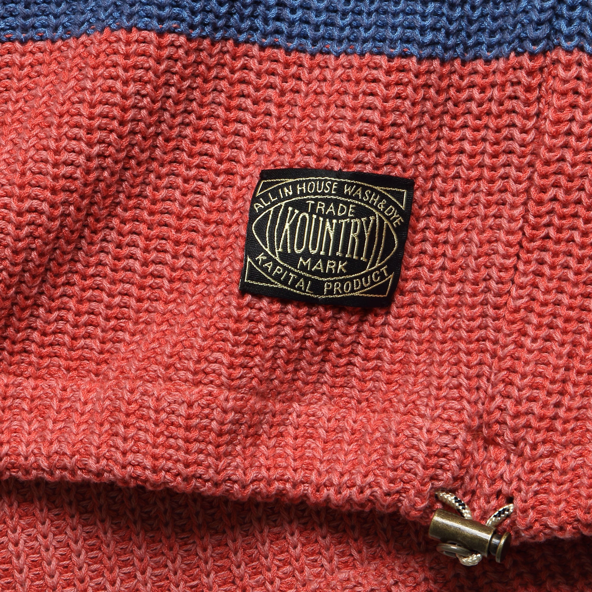 Knit Rugby Polo - Red - Kapital - STAG Provisions - Tops - L/S Knit