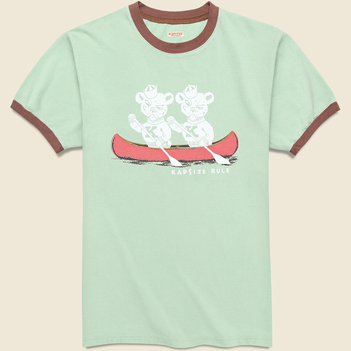 Bear Ringer Tee - Mint
