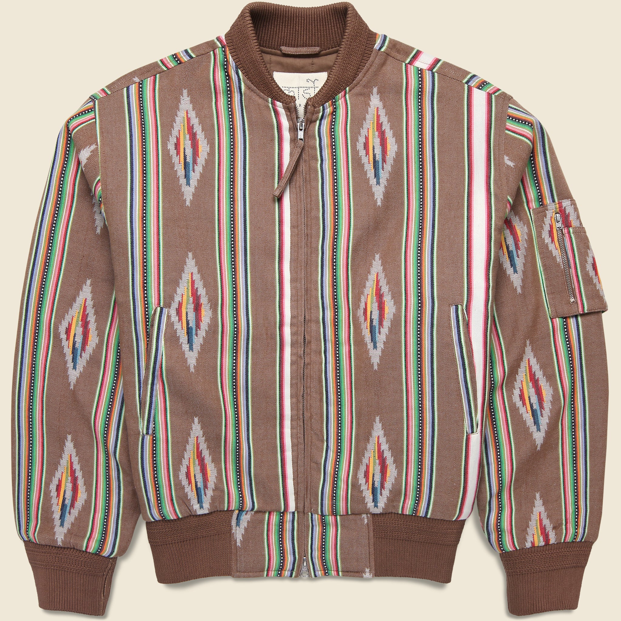 Max Bomber Jacket - Nutshell Jacquard