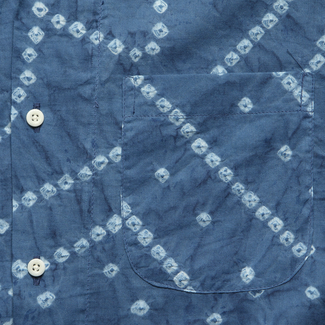 Bandhani Dot Print Shirt - Indigo - Kardo - STAG Provisions - Tops - S/S Woven - Dot