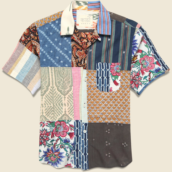 Ronen Patchwork Shirt - Multi