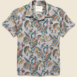 Floral Block Print Shirt - Lavender - Kardo - STAG Provisions - Tops - S/S Woven - Floral