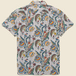Floral Block Print Shirt - Lavender - Kardo - STAG Provisions - Tops - S/S Woven - Floral