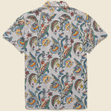 Floral Block Print Shirt - Lavender - Kardo - STAG Provisions - Tops - S/S Woven - Floral