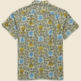 Floral Block Print Shirt - Olive - Kardo - STAG Provisions - Tops - S/S Woven - Floral