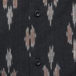 Handwoven Ikat Shirt - Black - Kardo - STAG Provisions - Tops - S/S Woven - Other Pattern