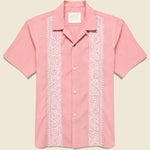 Embroidered Shirt - Pink - Kardo - STAG Provisions - Tops - S/S Woven - Other Pattern