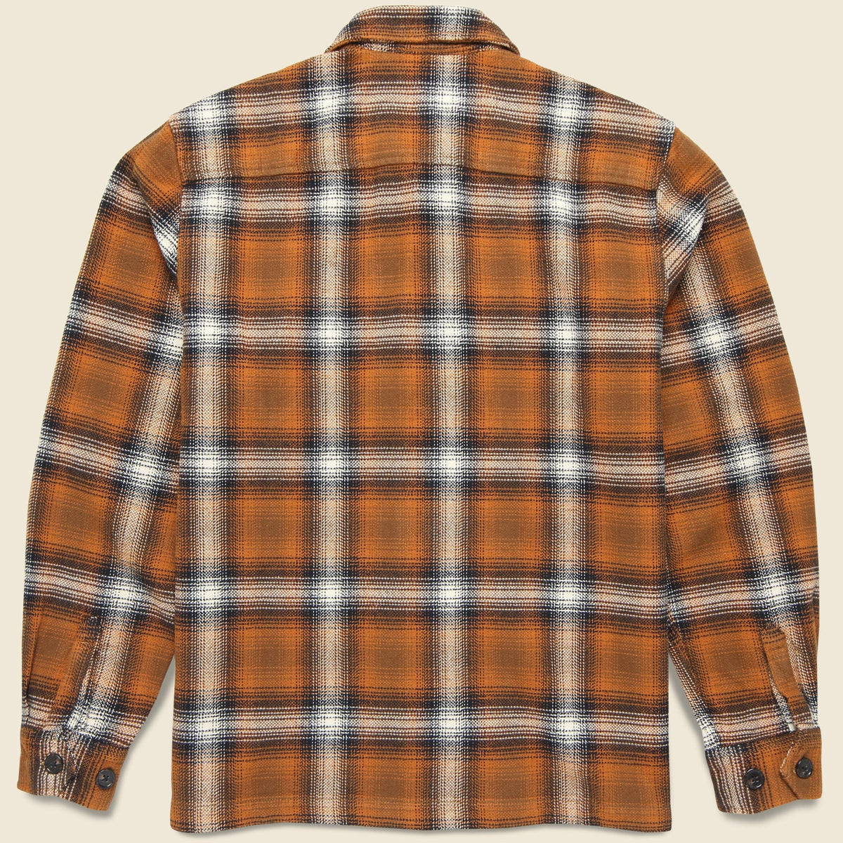 Shiloh Flannel - Emporer (Brown/Black)