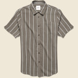 Alan Stripe Shirt - Gravel/White - Katin - STAG Provisions - Tops - S/S Woven - Stripe