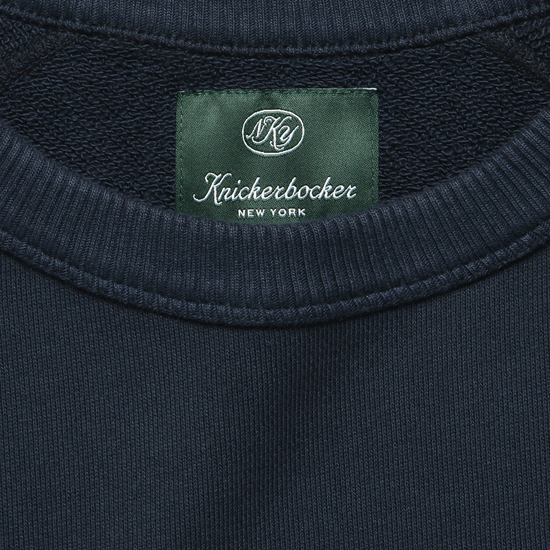 Raglan Runner Crew Sweatshirt - Blue - Knickerbocker - STAG Provisions - Tops - Fleece / Sweatshirt