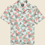 Doodle Shirt - Bone - Knickerbocker - STAG Provisions - Tops - S/S Woven - Other Pattern